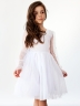 Платье для девочки нарядное БУШОН ST511, цвет белый
