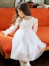 Платье для девочки нарядное БУШОН ST511, цвет белый