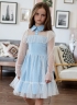 Платье для девочки нарядное БУШОН ST79, цвет голубой