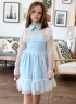 Платье для девочки нарядное БУШОН ST79, цвет голубой