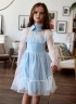 Платье для девочки нарядное БУШОН ST79, цвет голубой