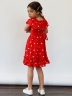 Платье для девочки вискоза БУШОН ST65, цвет красный