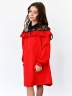 Платье для девочки нарядное БУШОН ST55, цвет красный