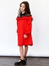 Платье для девочки нарядное БУШОН ST55, цвет красный