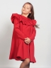 Платье для девочки нарядное БУШОН ST61, цвет красный 
