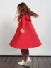 Платье для девочки нарядное БУШОН ST61, цвет красный 