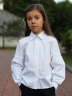 Рубашка для девочек БУШОН, модель SK59, цвет белый 