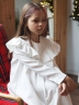 Платье для девочки нарядное БУШОН ST61, цвет белый