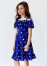 Платье для девочки вискоза БУШОН ST65, цвет электрик
