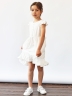 Платье для девочки вискоза БУШОН ST66, цвет белый