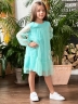 Платье для девочки нарядное БУШОН ST53, цвет бирюза