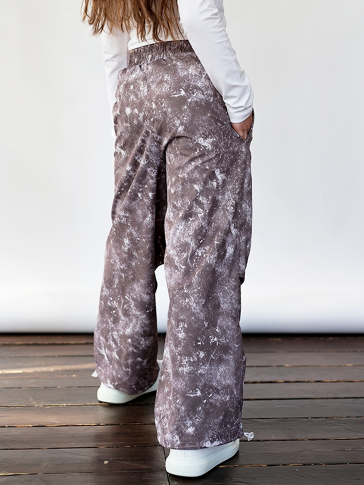 Брюки для девочек БУШОН ST111, цвет коричневый