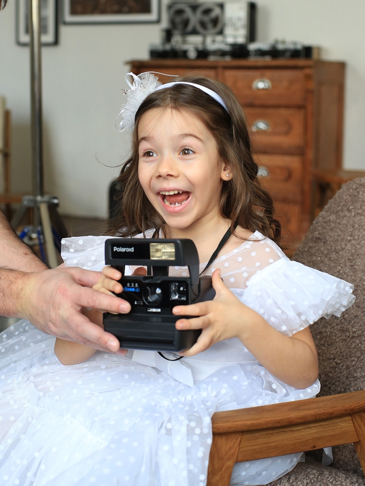 Платье для девочки нарядное БУШОН, цвет белый 