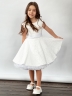Платье для девочки праздничное БУШОН ST36, цвет белый 