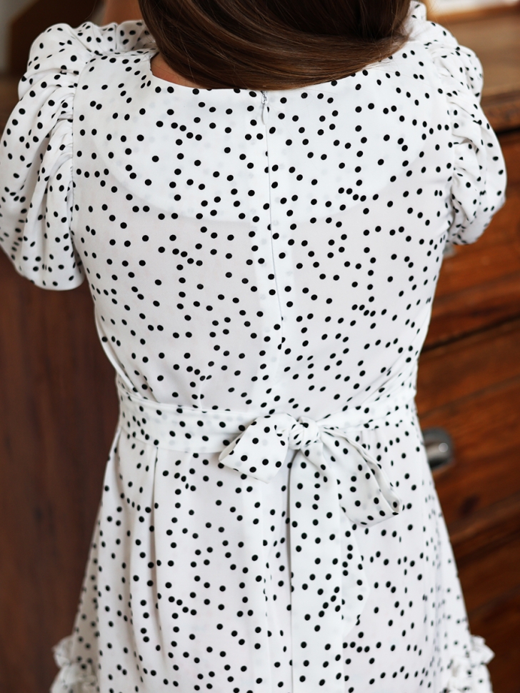 Платье для девочки нарядное БУШОН ST62, цвет белый