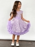 Платье для девочки праздничное БУШОН ST36, цвет сиреневый 