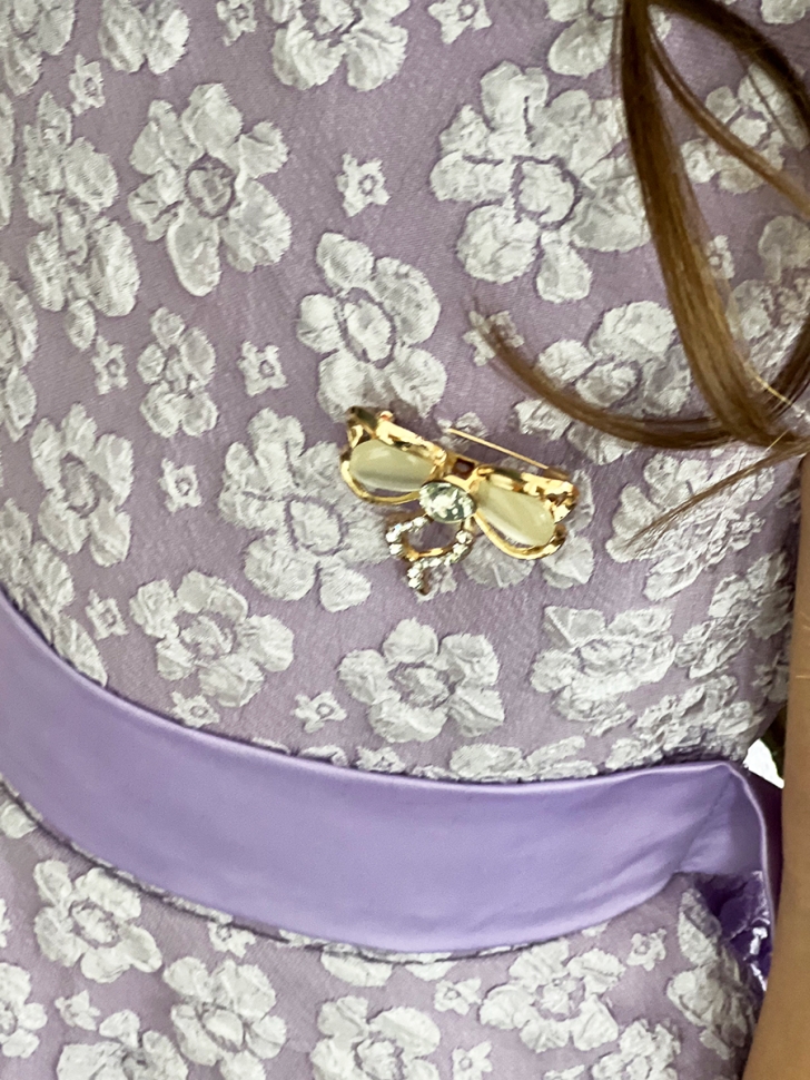 Платье для девочки праздничное БУШОН ST36, цвет сиреневый 