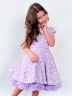 Платье для девочки праздничное БУШОН ST36, цвет сиреневый 
