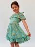Платье для девочки вискоза БУШОН ST65, цвет шалфей 