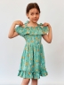 Платье для девочки вискоза БУШОН ST65, цвет шалфей 