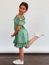 Платье для девочки вискоза БУШОН ST65, цвет шалфей 