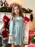 Платье для девочки нарядное БУШОН ST59, цвет серо-голубой 