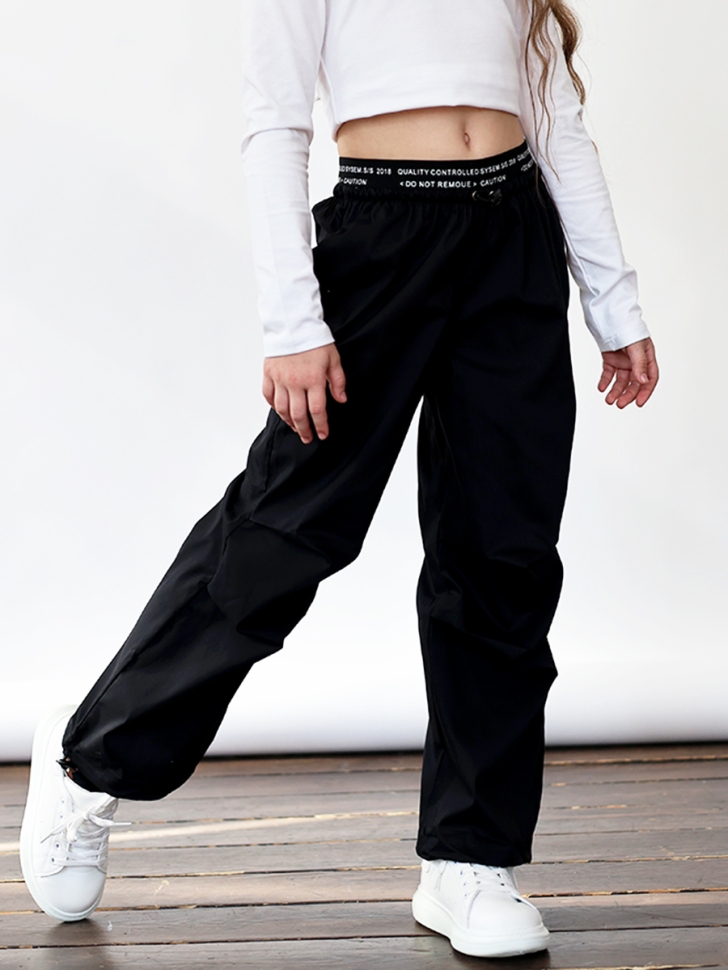 Брюки для девочек БУШОН ST114, цвет черный