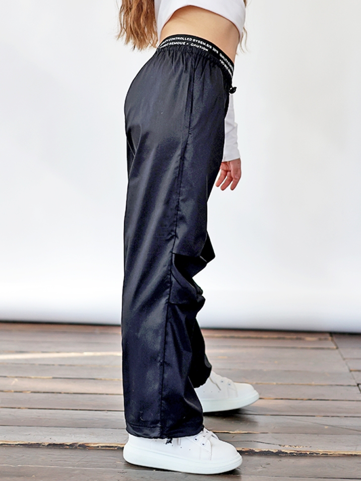 Брюки для девочек БУШОН ST114, цвет черный