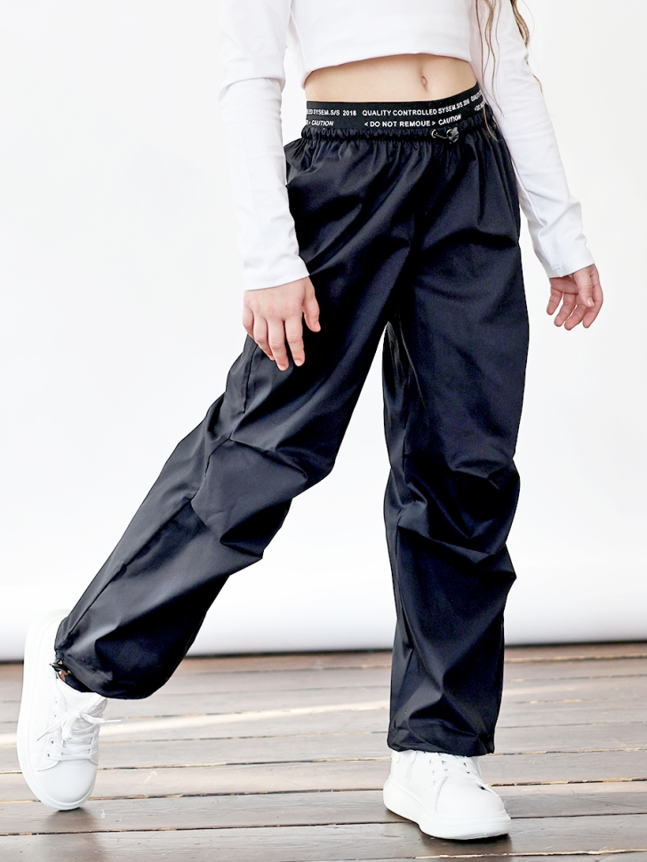 Брюки для девочек БУШОН ST114, цвет черный