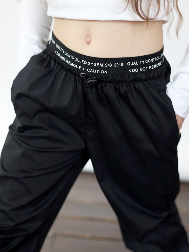 Брюки для девочек БУШОН ST114, цвет черный