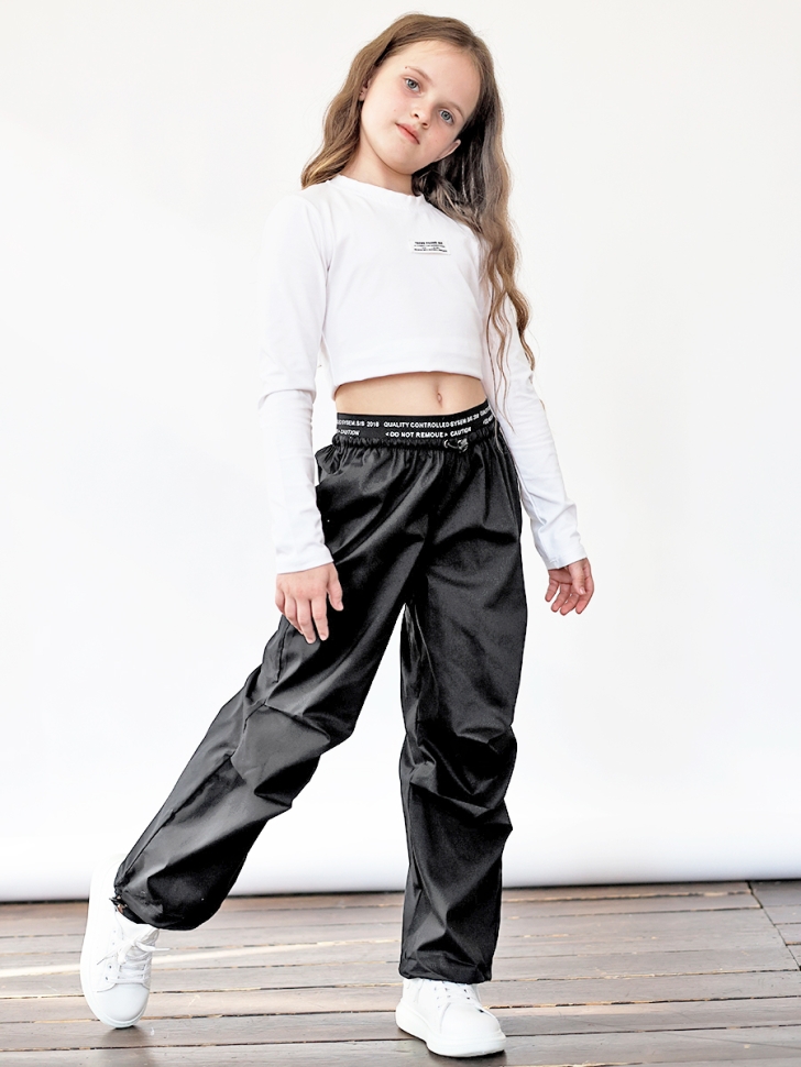 Брюки для девочек БУШОН ST114, цвет черный