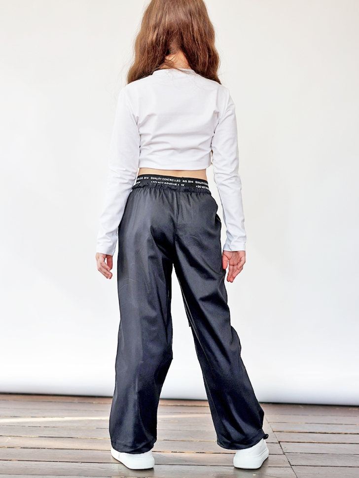 Брюки для девочек БУШОН ST114, цвет черный