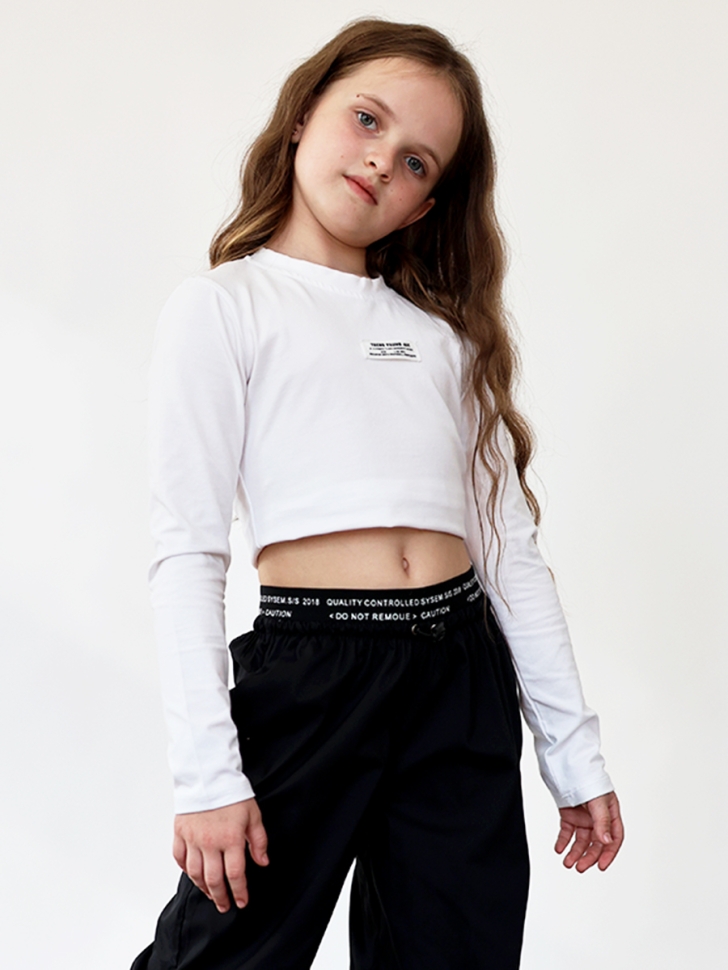 Брюки для девочек БУШОН ST114, цвет черный