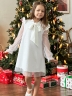 Платье для девочки нарядное БУШОН ST50, цвет белый 