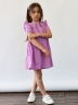 Платье для девочки вискоза БУШОН ST68, цвет сиреневый