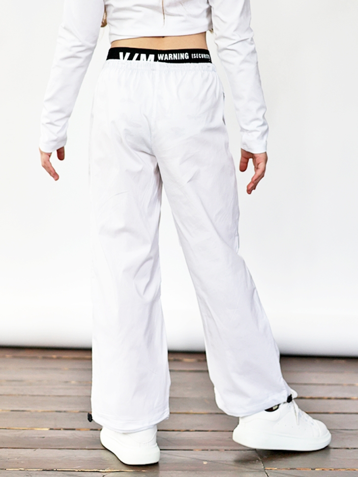 Брюки для девочек БУШОН ST114, цвет белый