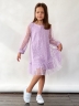 Платье для девочки нарядное БУШОН ST53, цвет сиреневый 