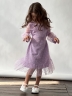 Платье для девочки нарядное БУШОН ST53, цвет сиреневый 