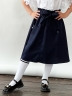 Юбка для девочек школьная с карманами БУШОН, модель SK90, цвет темно-синий