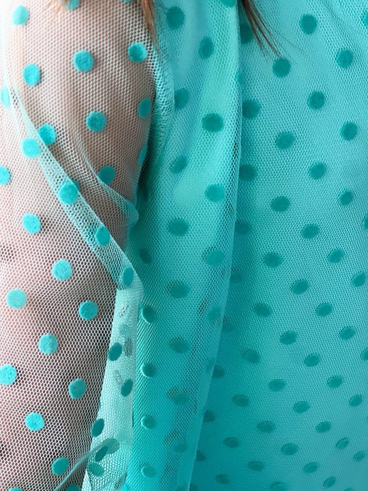 Платье для девочки нарядное БУШОН ST53, цвет изумрудный 