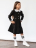 Платье для девочки школьное БУШОН SK12, цвет черный