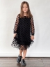 Платье для девочки нарядное БУШОН ST53, цвет черный