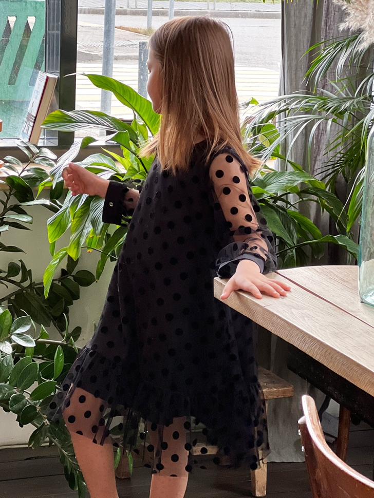 Платье для девочки нарядное БУШОН ST53, цвет черный