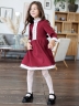 Платье для девочки школьное БУШОН SK43, цвет бордовый