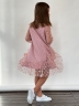Платье для девочки нарядное БУШОН ST53, цвет пудровый