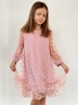 Платье для девочки нарядное БУШОН ST53, цвет пудровый