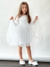 Платье для девочки нарядное БУШОН ST56, цвет белый 
