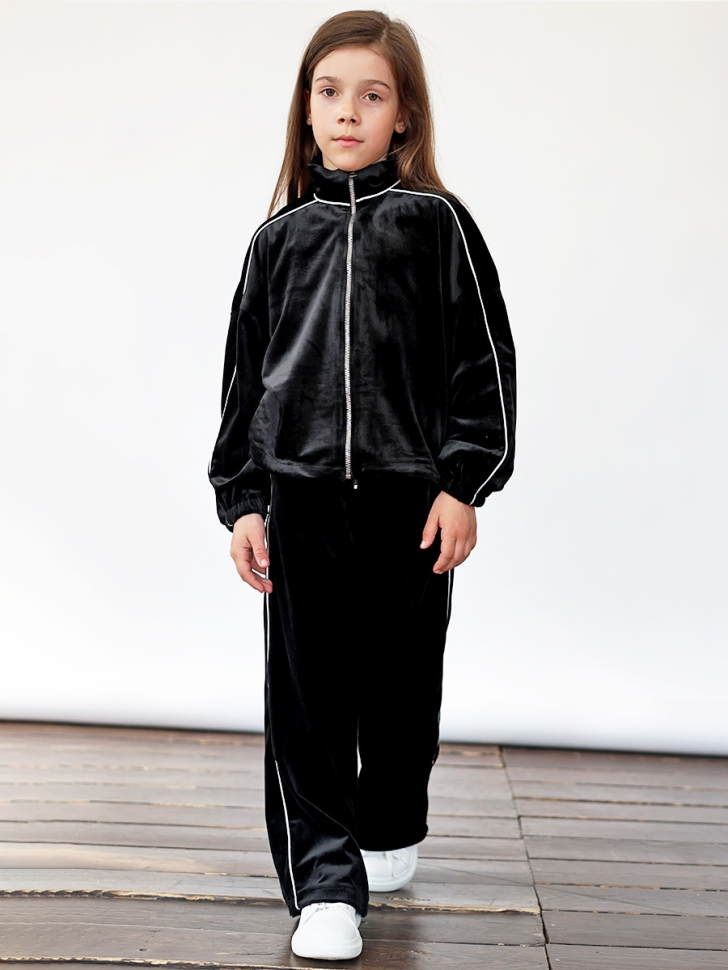 Спортивный костюм для девочки БУШОН SP220, цвет черный