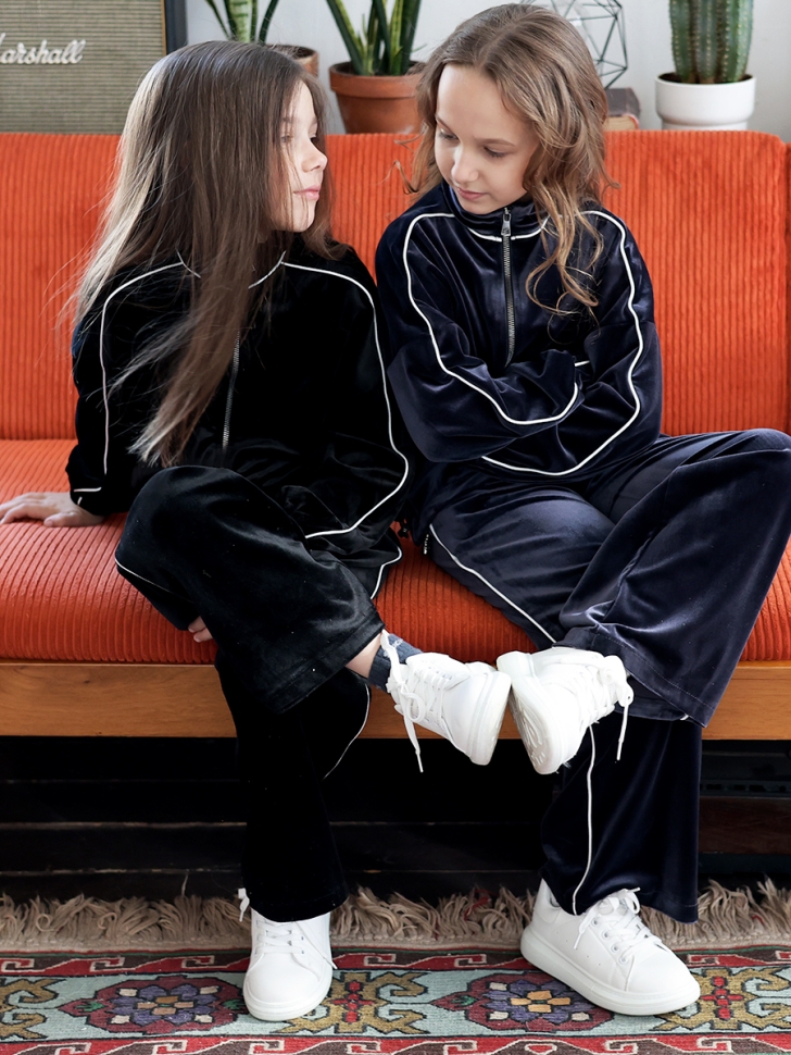 Спортивный костюм для девочки БУШОН SP220, цвет черный