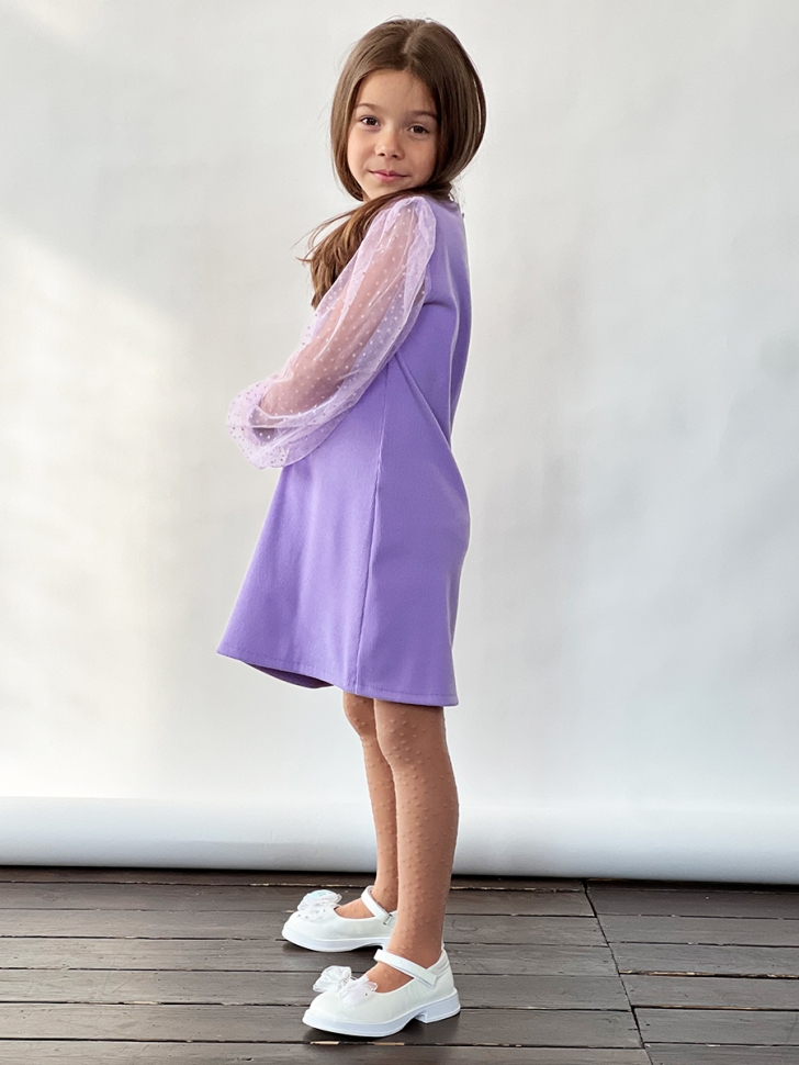 Платье для девочки нарядное БУШОН ST57, цвет сиреневый